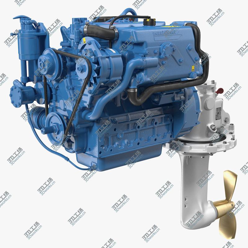 images/goods_img/2021040231/3D Nanni Marine Diesel Engine/1.jpg
